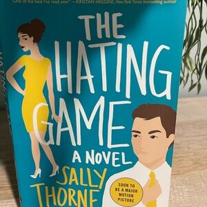's The Hating Game - Vibrant Blue and Yellow Cover